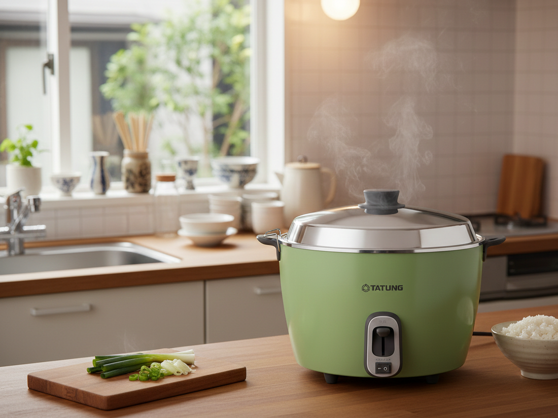 大同電鍋／ステンレス製外鍋／クラシック グリーン